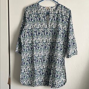 Anokhi Block Printed Pure Cotton Kurta Size Medium NWT